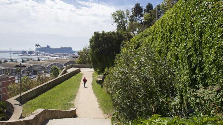 Park Of Mirador Del Poble Sec Barcelona Film Commission