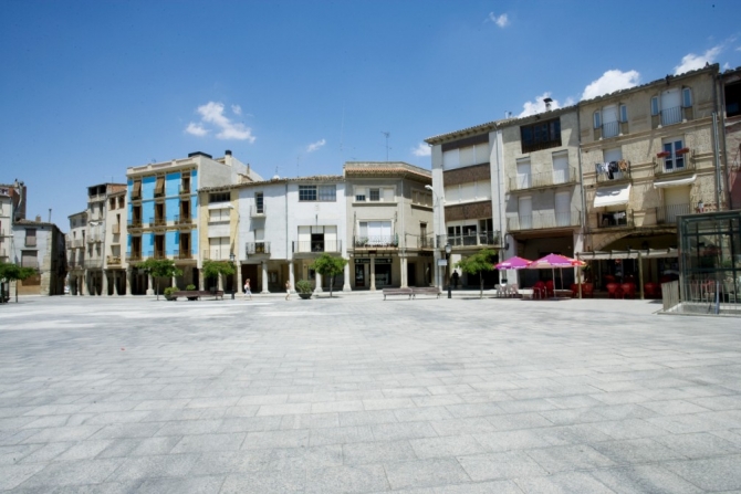 Plaça Major de Santa Coloma de Queralt 