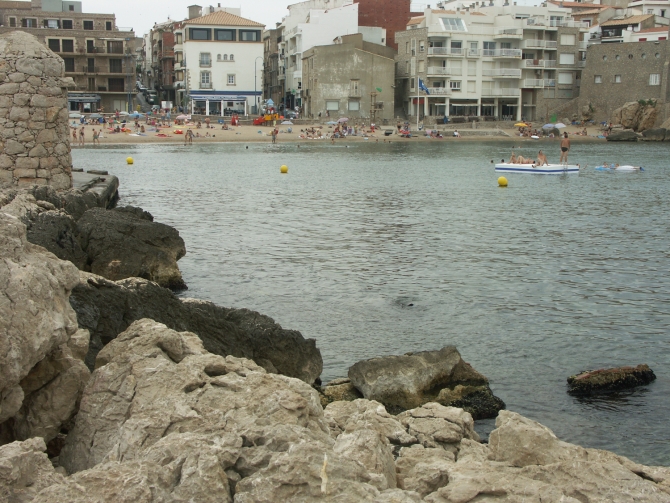 Platja del nucli antic de l'Escala