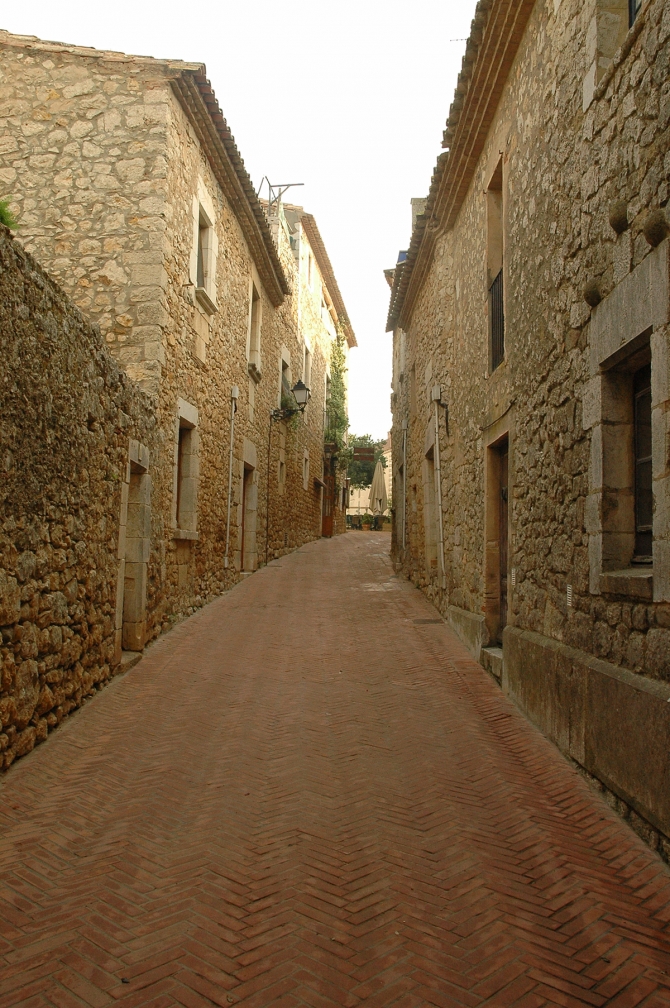 Carrers del Poble Medieval de Sant Martí d'Empúries 