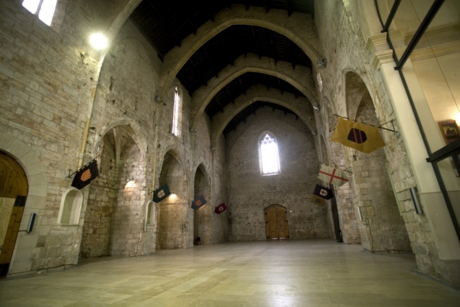 Interior Església de Sant Francesc de Montblanc