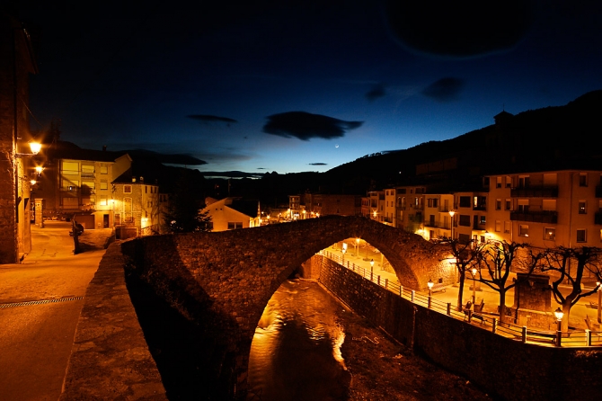 Pont Vell de La Pobla de Lillet 