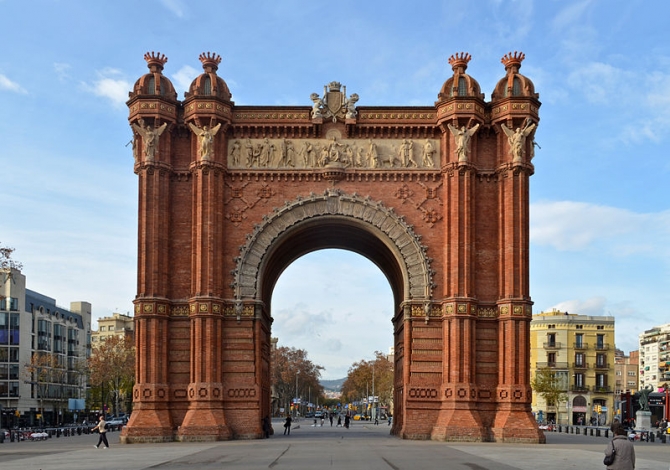 Barcelona - Arc de Triomf / Foto:Selbymay