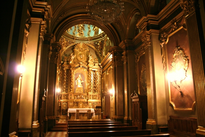 Interior del Monestir de Sant Joan de les Abadesses 