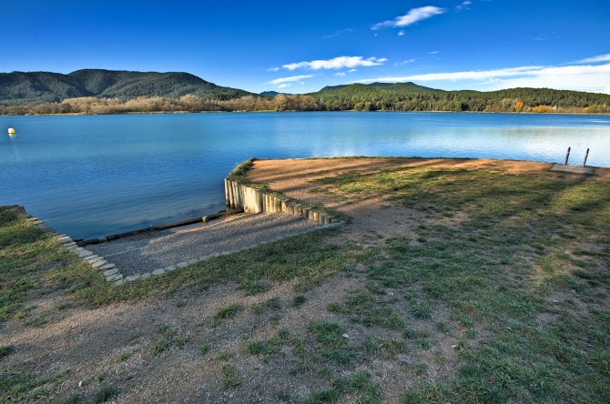 Estany de banyoles caseta de fusta