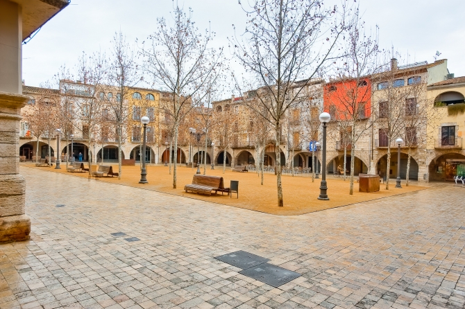 Plaça major Banyoles