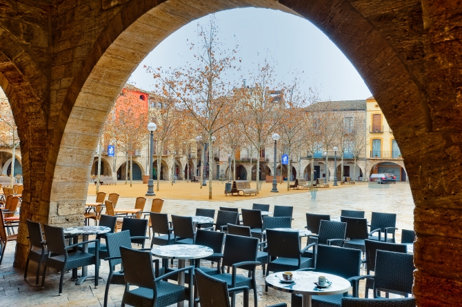 Plaça major Banyoles