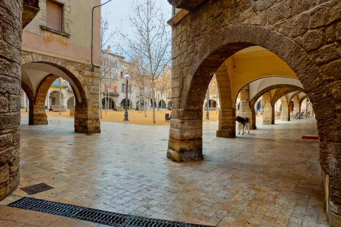 Plaça major Banyoles