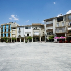 Plaça Major de Santa Coloma de Queralt 