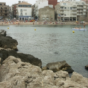 Platja del nucli antic de l'Escala