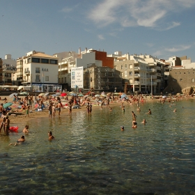 Platja del nucli antic de l'Escala