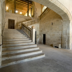 Interiro Castell de Santa Coloma de Queralt 