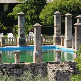 Castell Riudabella Piscina (antiguo aljub romano)